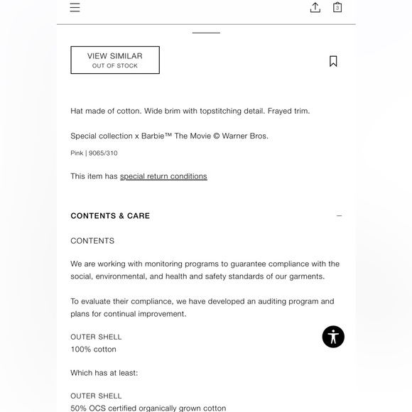 Zara x Barbie - Ken Bucket Hat pink - Picture 5 of 6